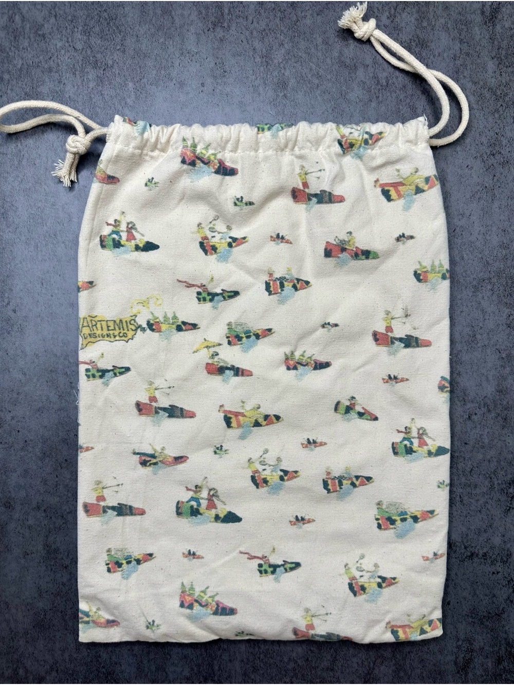 Artemis Design Co Cute Printed Shoe Dust Bag / Travel Bag